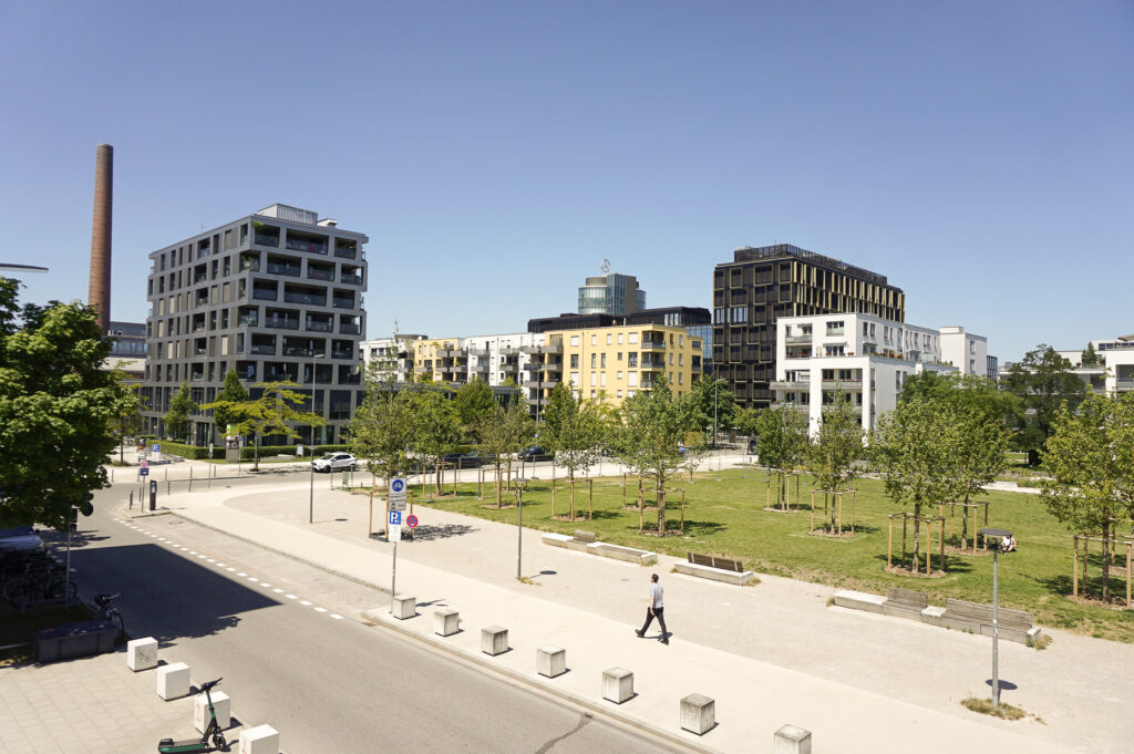 Erbpacht finanzieren in München: Blick auf den Arnulfpark