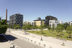 Erbpacht finanzieren in München: Blick auf den Arnulfpark