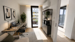 Illustration Arbeitszimmer